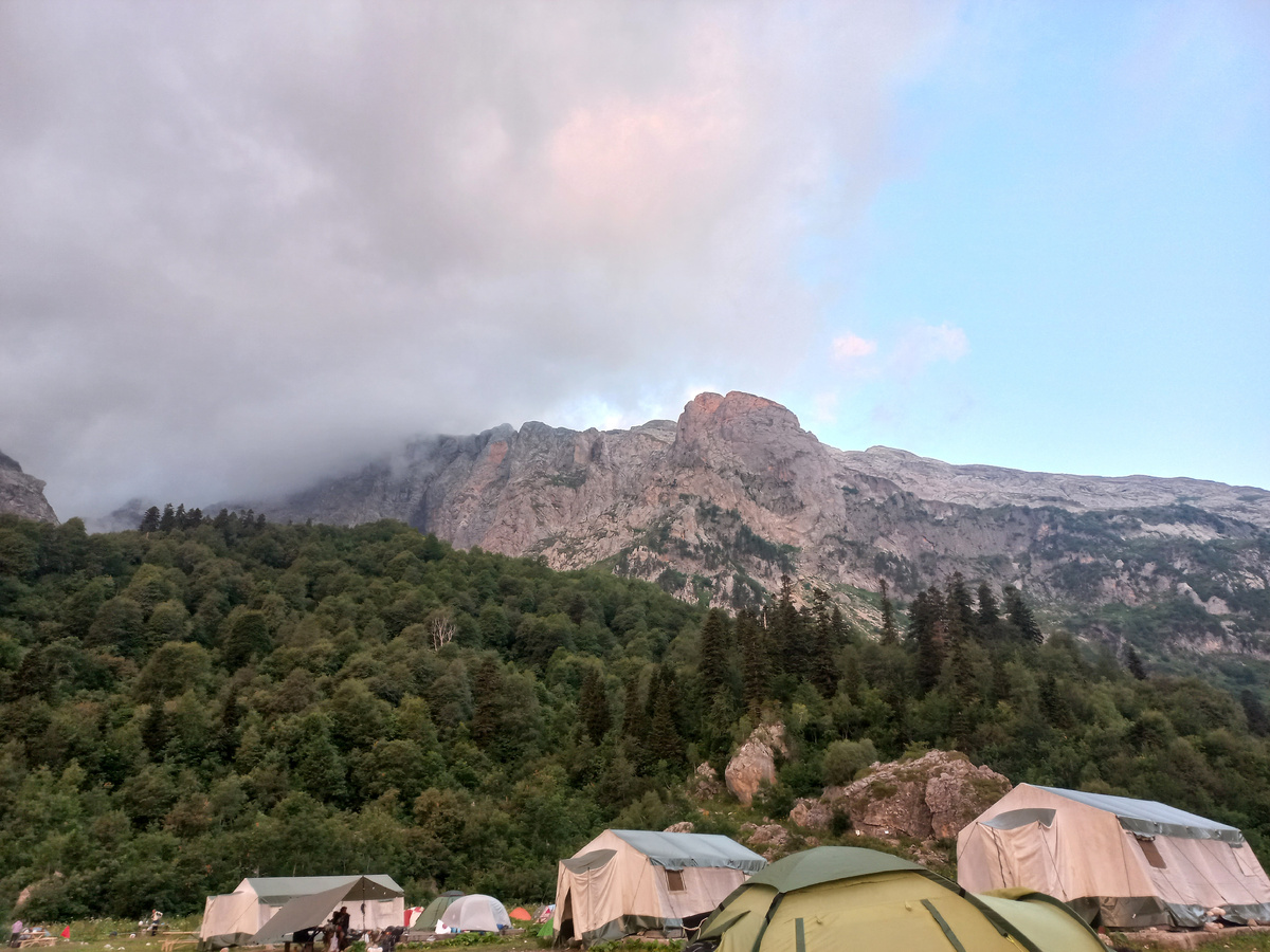 Утров лагере (фото автора)