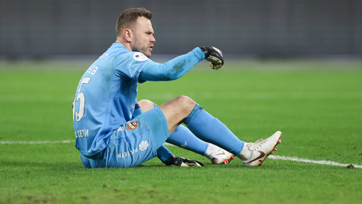    Вратарь ЦСКА Игорь Акинфеев получил травму в матче со «Спартаком».Дарья Исаева