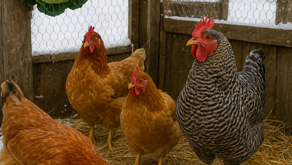 В курятнике курам зимой всего должно хватать