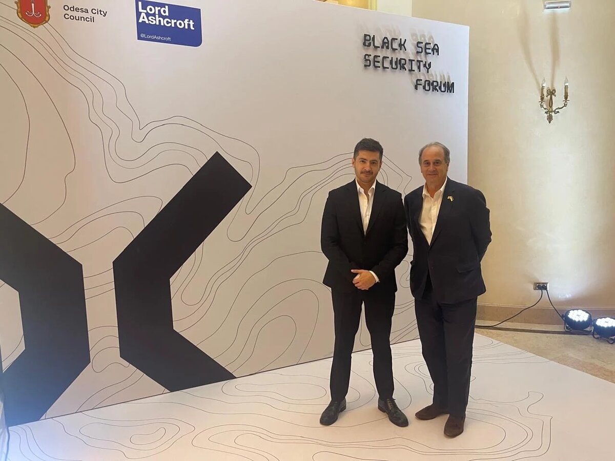 С Бруксом Ньюмарком на Black Seas Security Forum в Одессе | Фото Ивана Матвейченко