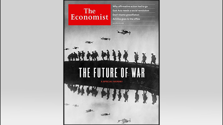    Уже несколько лет назад The Economist писал о том, что поле боя преобразили технологии и развитым экономикам пора готовиться к высокотехнологичным войнам. Скриншот страницы издания