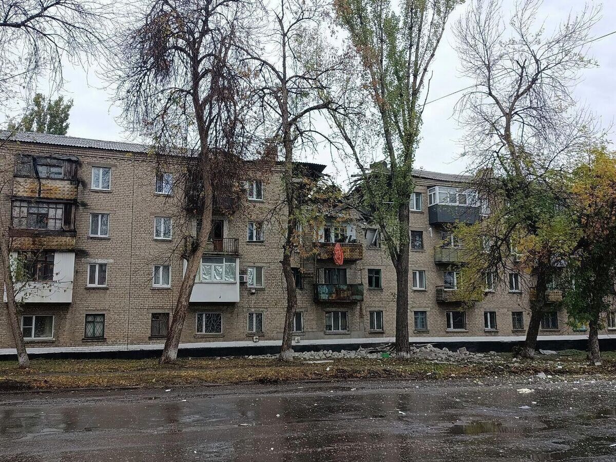    Последствия взрыва бытового газа в жилом доме в Красном Луче в ЛНР© Фото : соцсети