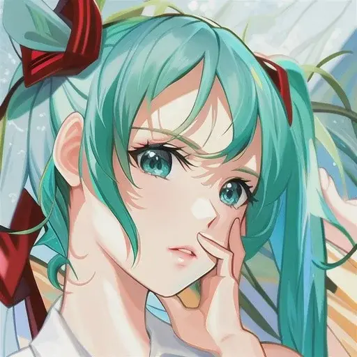 Мику Хатсуне в визуальной новелле "Бесконечное Лето", фото 2023 года.