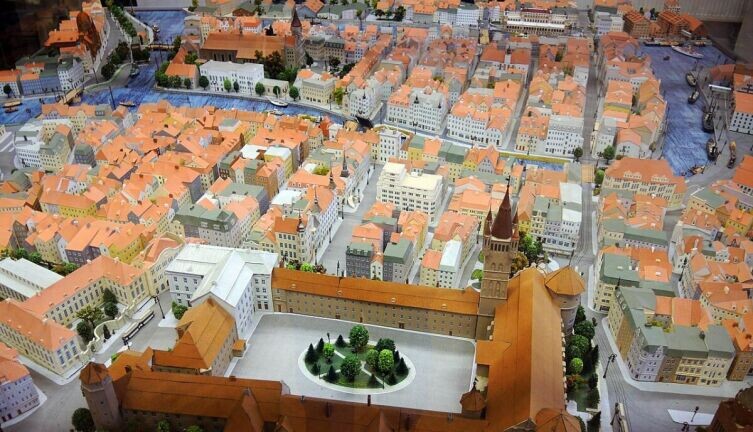    Макет острова Иммануила Канта Фото: Rost.galis. Собственная работа по лицензии CC BY-SA 4.0 