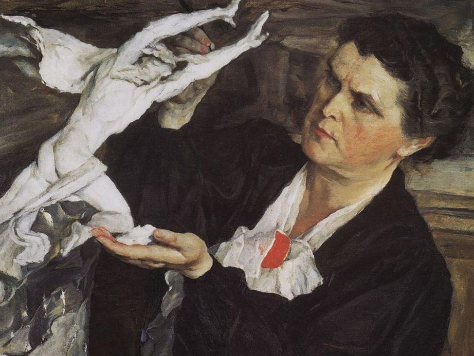 Михаил Нестеров. «Портрет скульптора Веры Мухиной»