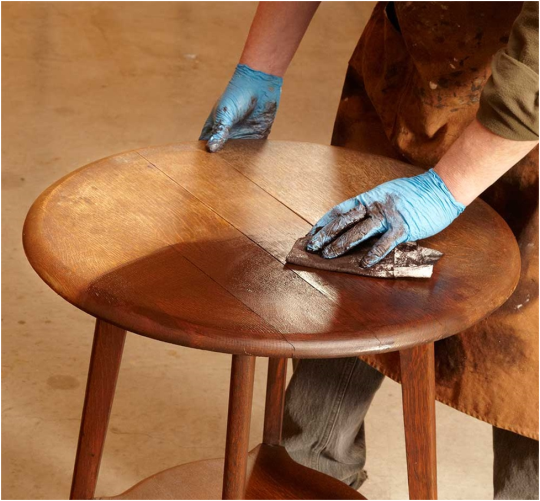 Реставрация кофейного столика