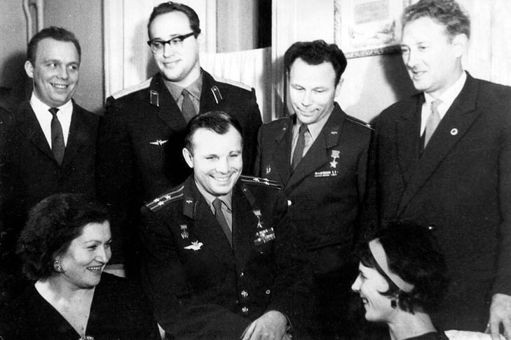 © Герой встречался с Юрием Гагариным лично.📷
