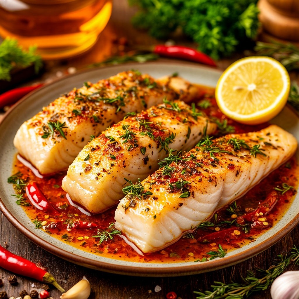 Треска в пряном маринаде