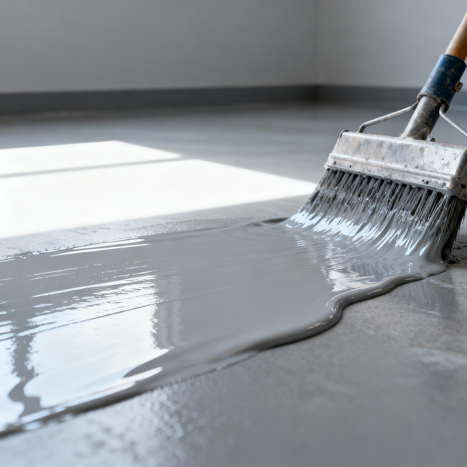 Применение самонивелирующегося покрытия