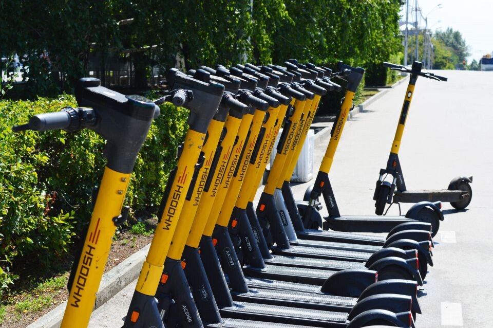   Электросамокаты в Барнауле. Источник: Екатерина Жолнерова