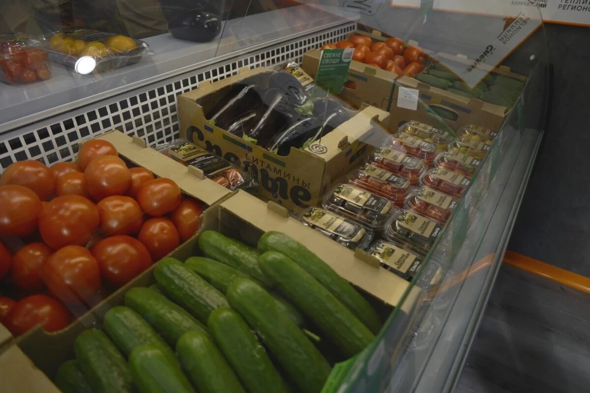    На Камчатке открыт фирменный магазин теплицы с низкими ценами на овощи