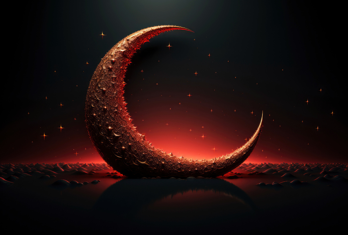 ИИ видит Суперлуние в виде такого месяца)))) https://www.freepik.com/