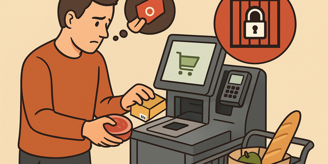 Подмена товара на кассе самообслуживания: почему это может закончиться судимостью и тюрьмой