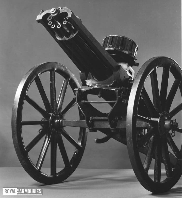 Картечница Гатлинга.