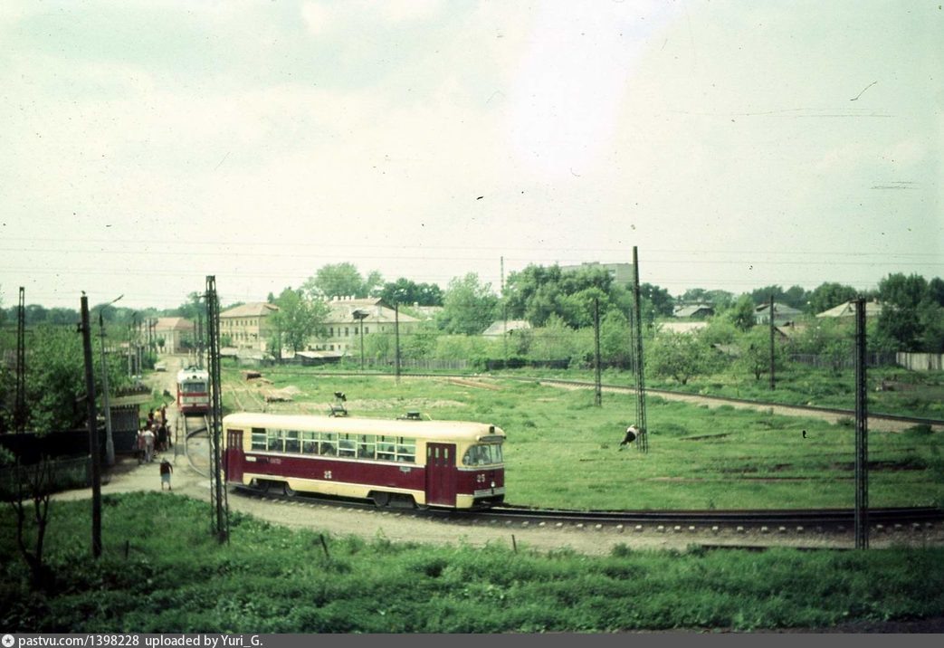 Разворотная петля у Ж/Д станции Коломна. Фото 1979 года с сайта pastvu.com