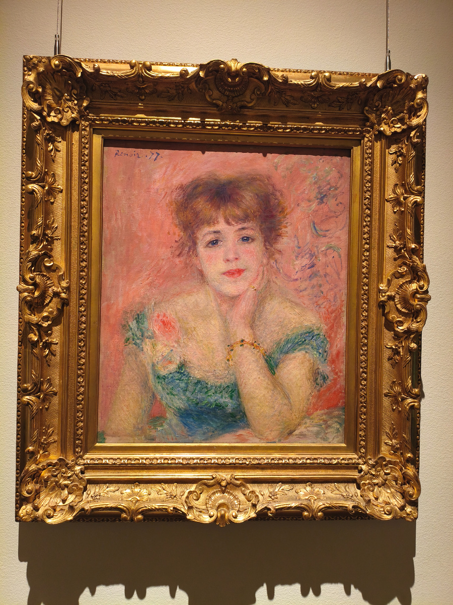 Ренуар, Портрет актрисы Жанны Самари. Да, у меня довольно попсовый вкус в живописи ))