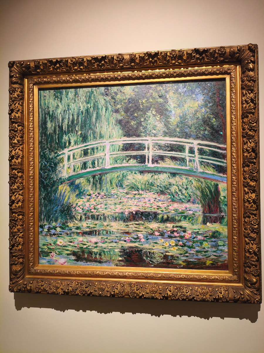 Не путать Моне и Мане! Это первый. Белые кувшинки.