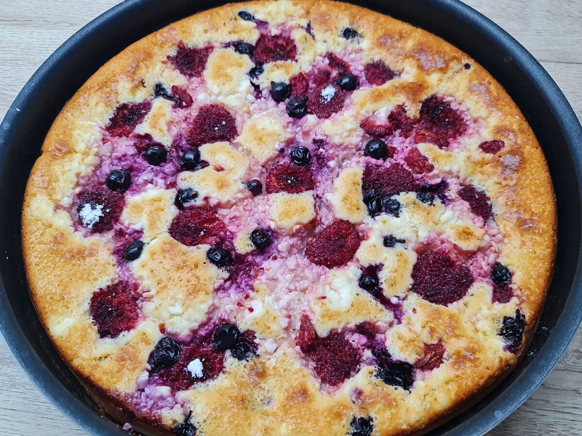 Пирог через 30 мин после духовки