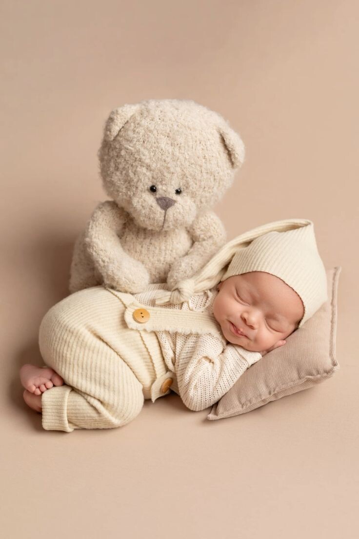 Новорожденный младенец, фотосессия