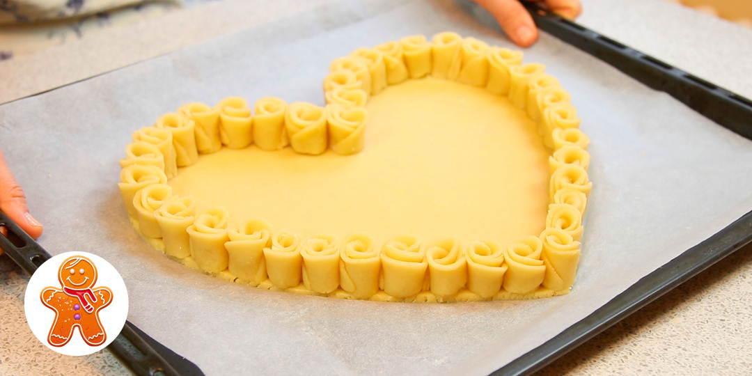 Пирог в виде сердца без специальных форм ✧ Пирог "Валентинка"