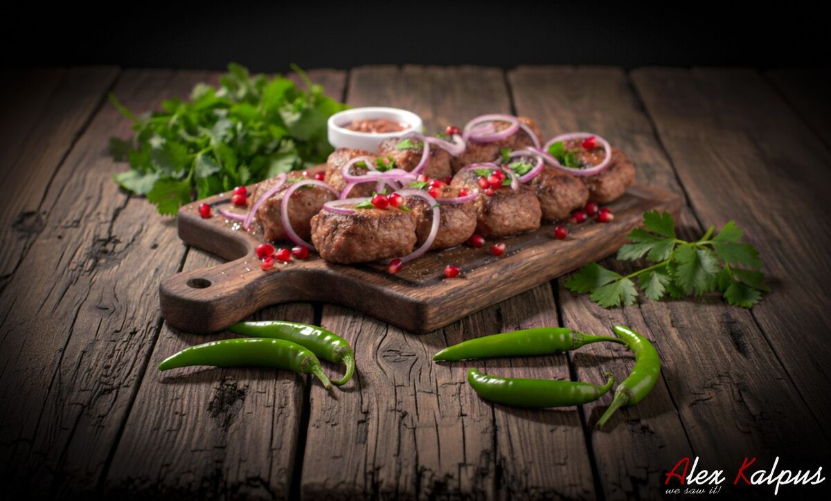 Грузинский рецепт шашлык-бастурмы из свинины или баранины