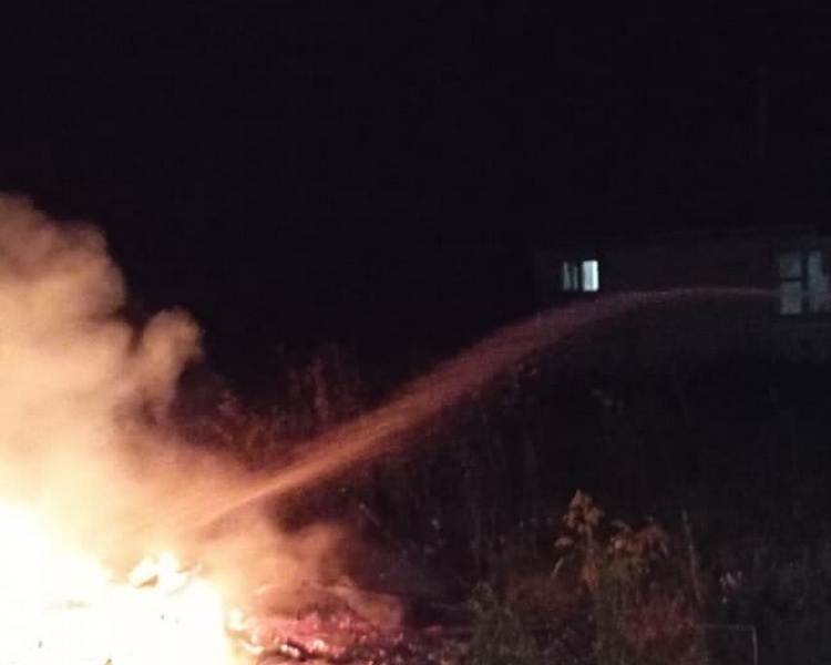     В Курской области из-за возгорания травы чуть не пострадали жилые дома