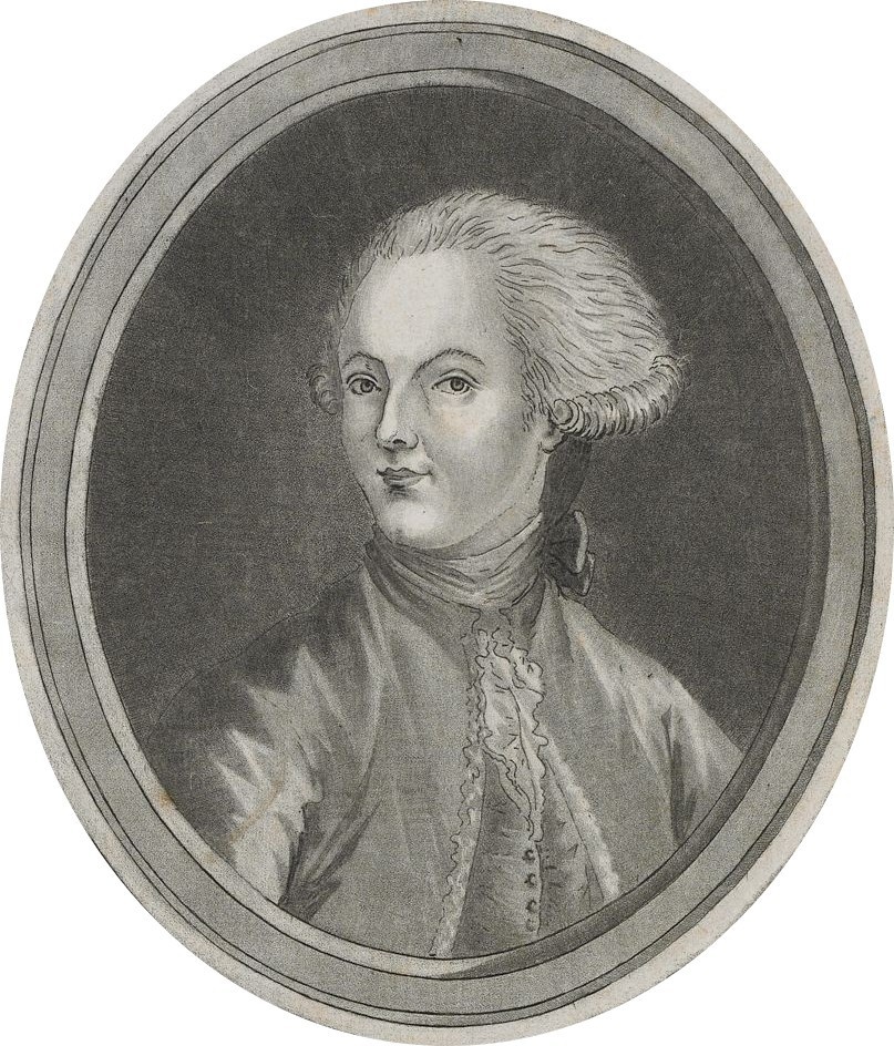 Николя де Ламотт (Марк Антуан Николя де Ламотт) — французский авантюрист. Портрет создан между 1787 и 1789 годами.