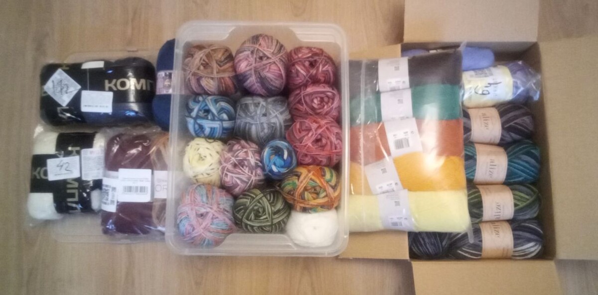 Мои запасы пряжи