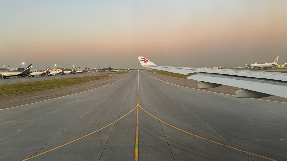 Взлетная полоса, Китай. Фото автора