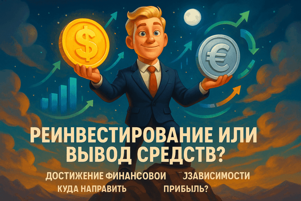    Как правильно управлять прибылью: реинвестирование или вывод средств для достижения финансовой независимости?