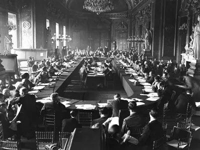 Подписание Парижского договора с Италией, 1947 г.