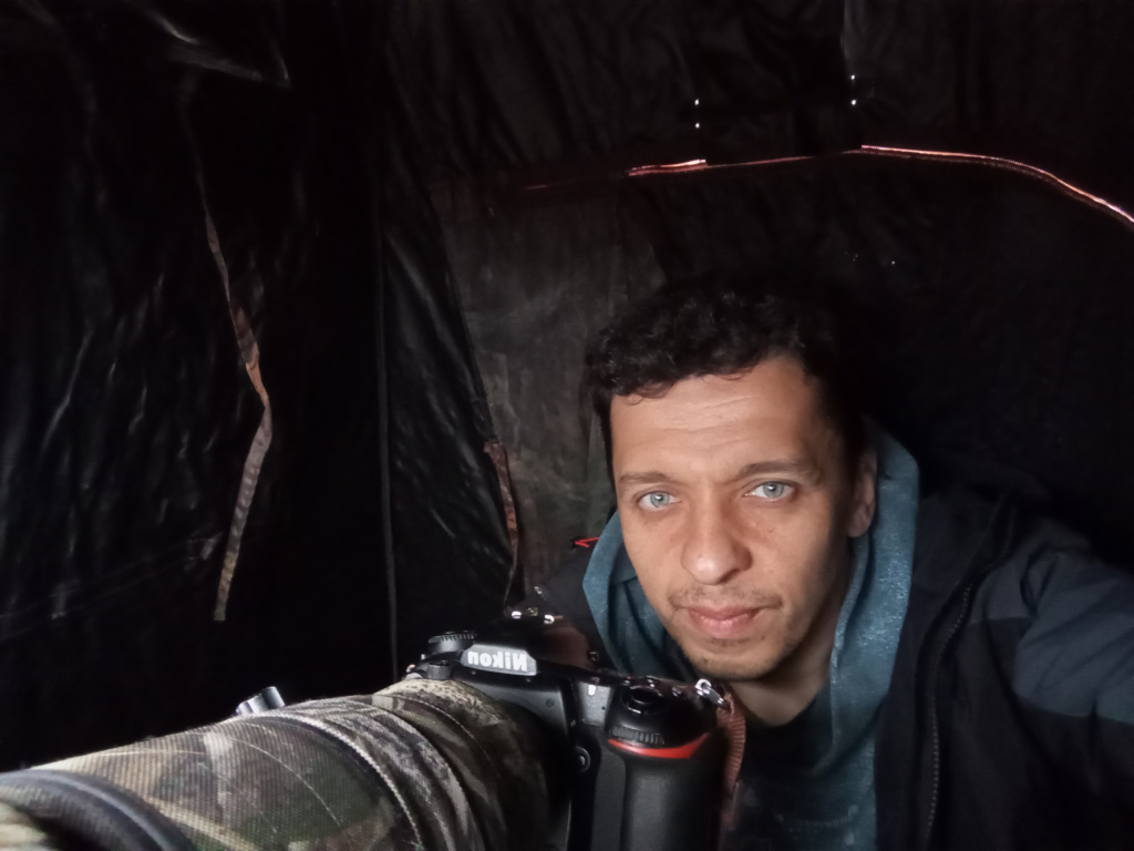 Михаил Егоров в засаде. Терпение и настойчивость - неотъемлемые качества фотографа-анималиста