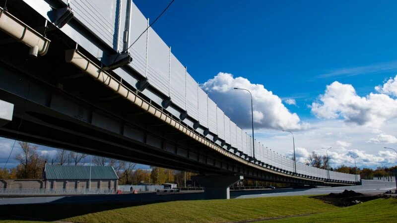     Развязка на Змеиногорском тракте в октябре 2025. Дмитрий Лямзин