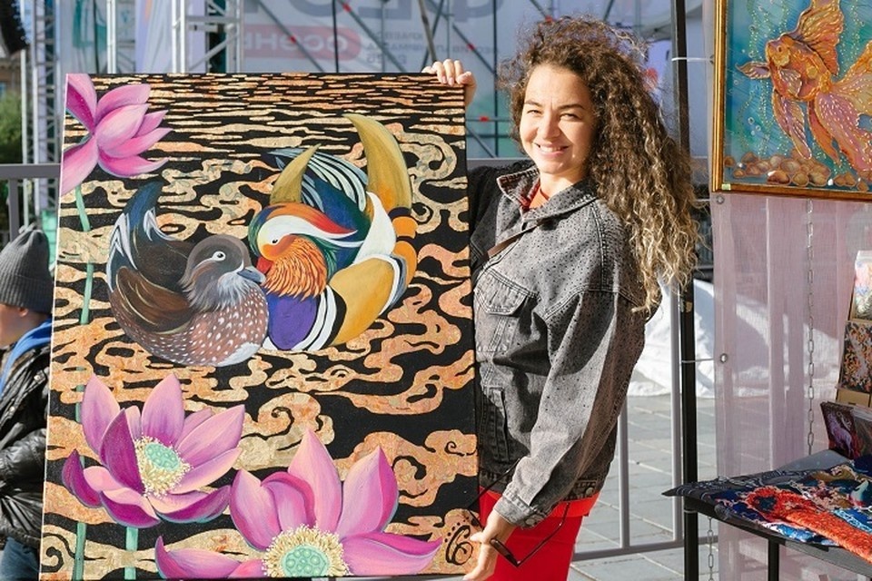    Хабаровская художница Ольга Соломатина радует своими работами Ольга ГРИГОРЬЕВА