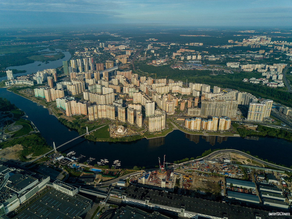 Вид на мкр. Павшинская Пойма. Фото из Яндекс.Картинки