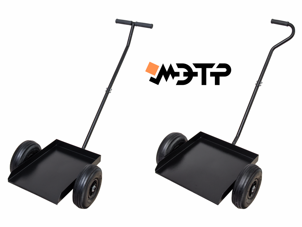 Слева модель ГП-100П1 ("узкая" платформа), справа модель ГП-100П2 ("широкая" платформа) 