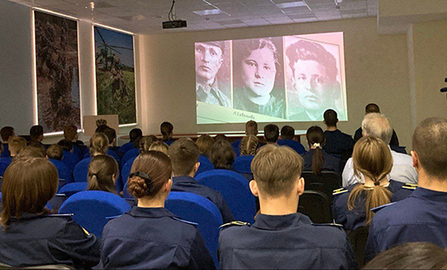 Кадеты ФСБ узнали о судьбе легендарной тверской разведчицы Паши Савельевой