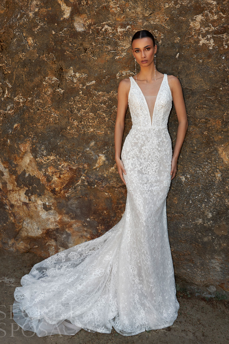 Свадебное платье силуэта рыбка - Дания от Secret Sposa 