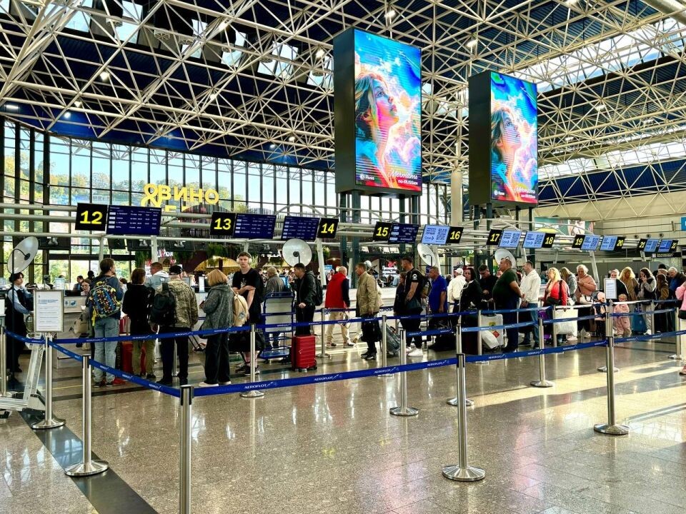    Обстановка в аэропорту Сочи. Источник: Пресс-служба аэропорта Сочи