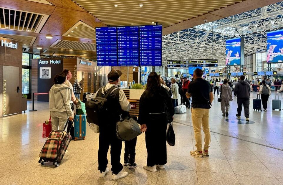    Обстановка в аэропорту Сочи. Источник: Пресс-служба аэропорта Сочи
