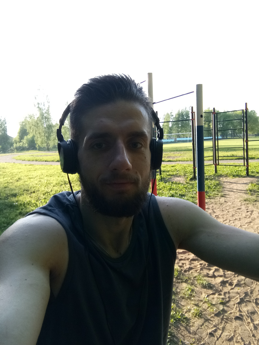 Старое фото с моих тренировок