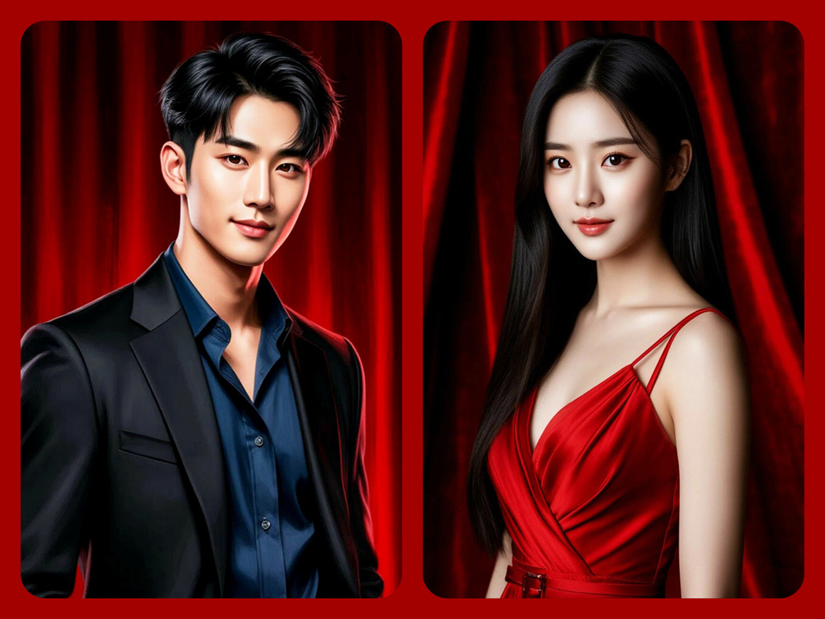 Сэм Яо и Грейси Рид из романа «Двойник» Лили Чу (арты).