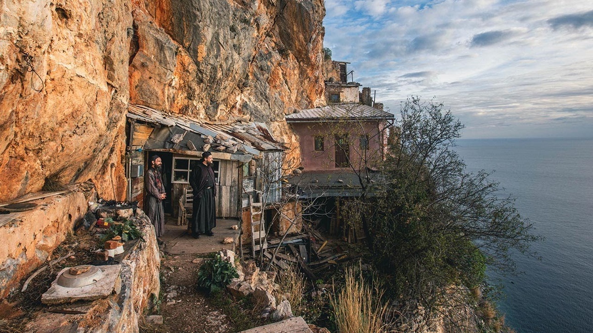 Гора Афон. Иноки.