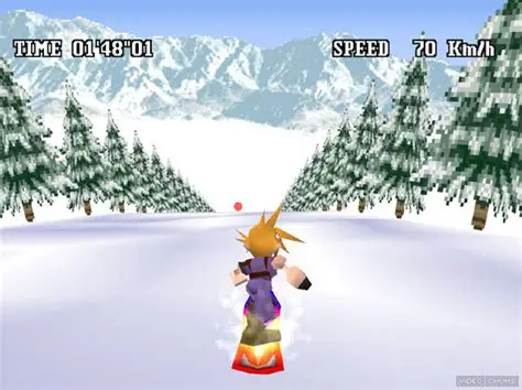 Гонки на сноуборде в Final Fantasy VII