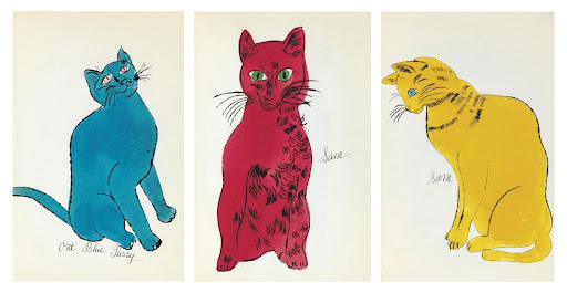 «25 котов по имени Сэм и одна голубая кошка» Энди Уорхола