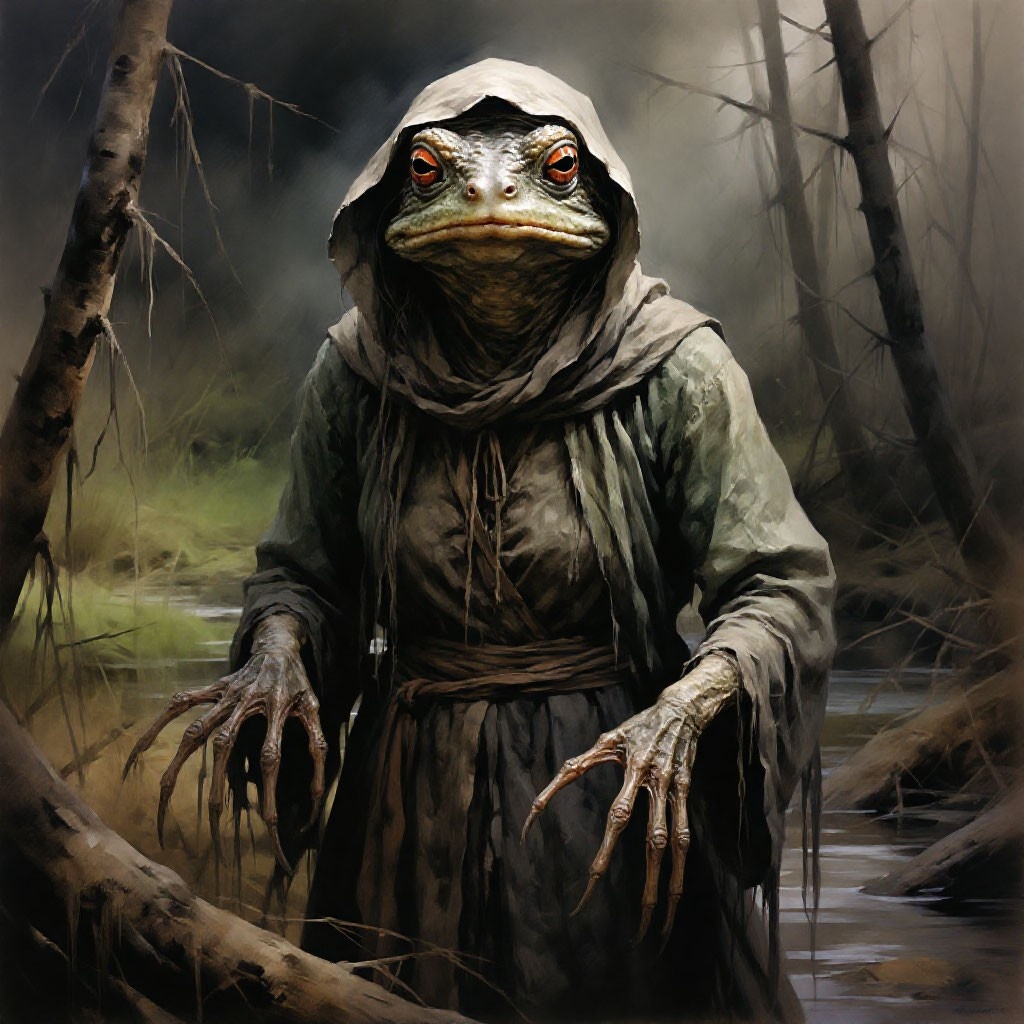 Встретя такую Оадзь в лесу испугались бы?