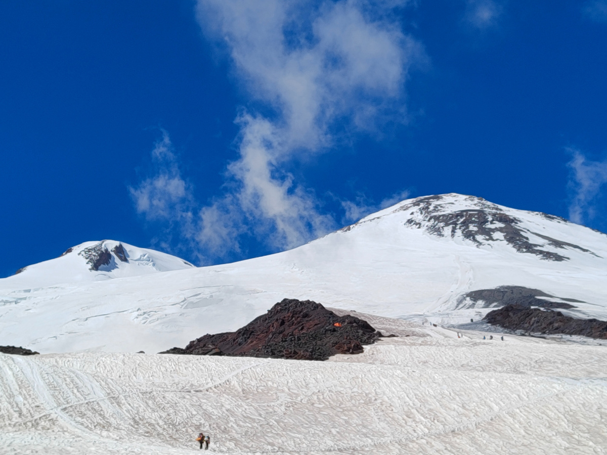 Красавец Эльбрус, фото из моего архива