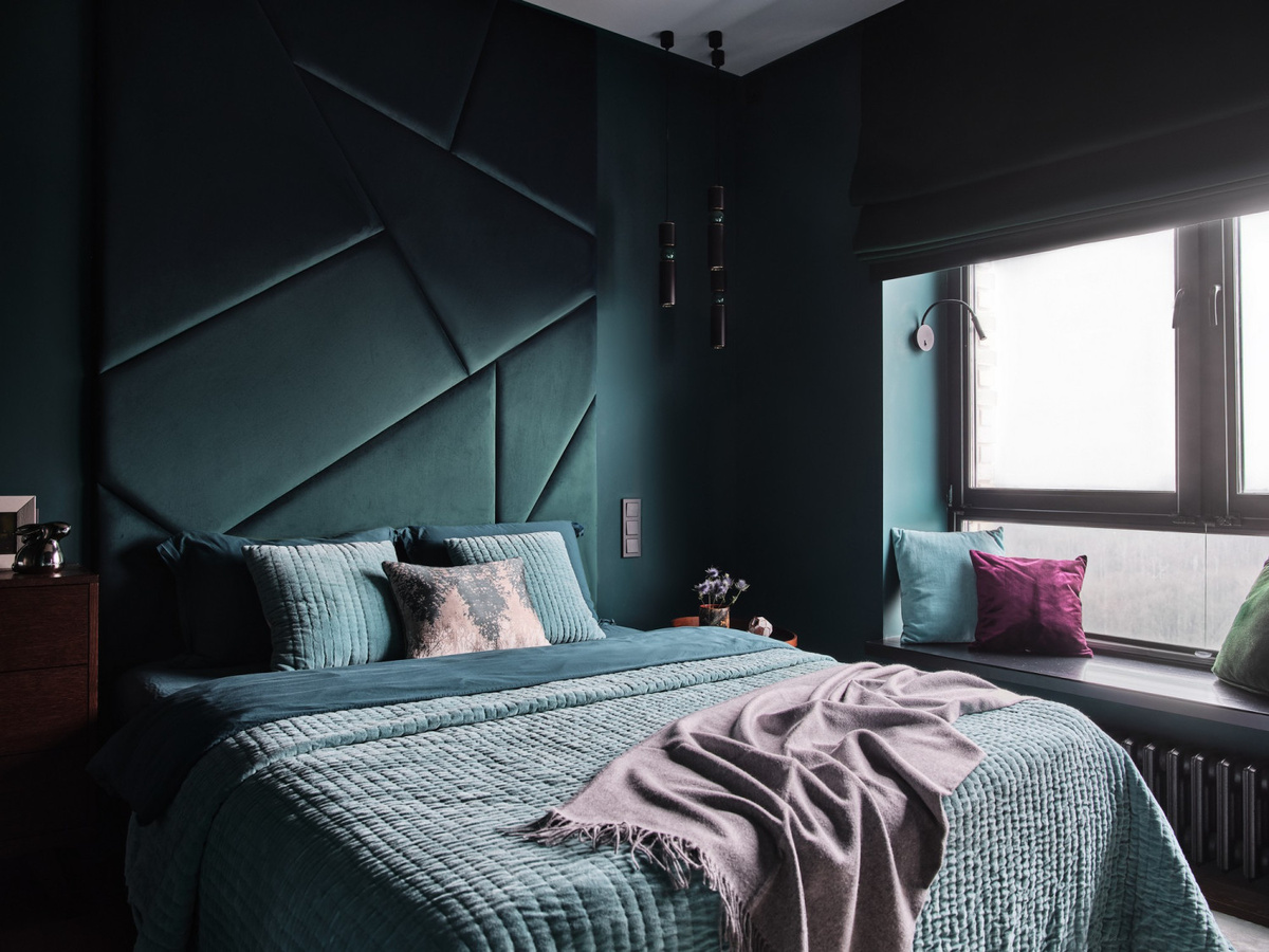 Интерьер квартиры в цвете северного сияния «Арктика». Проект дизайнера Ирины Богатиковой