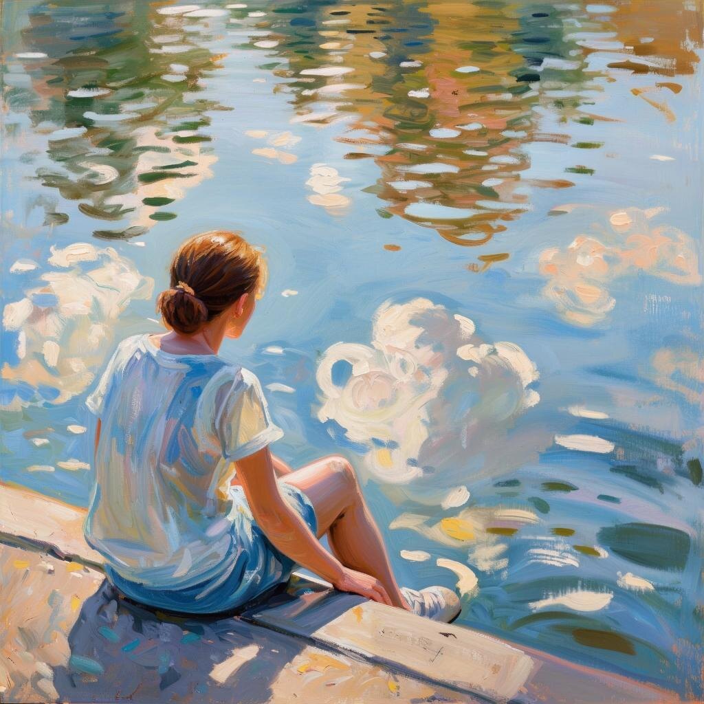 Буря мыслей в голове.