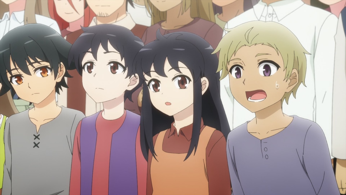 Кадр из аниме "Бесклассовый герой: Да мне всё равно не нужны эти ваши умения"